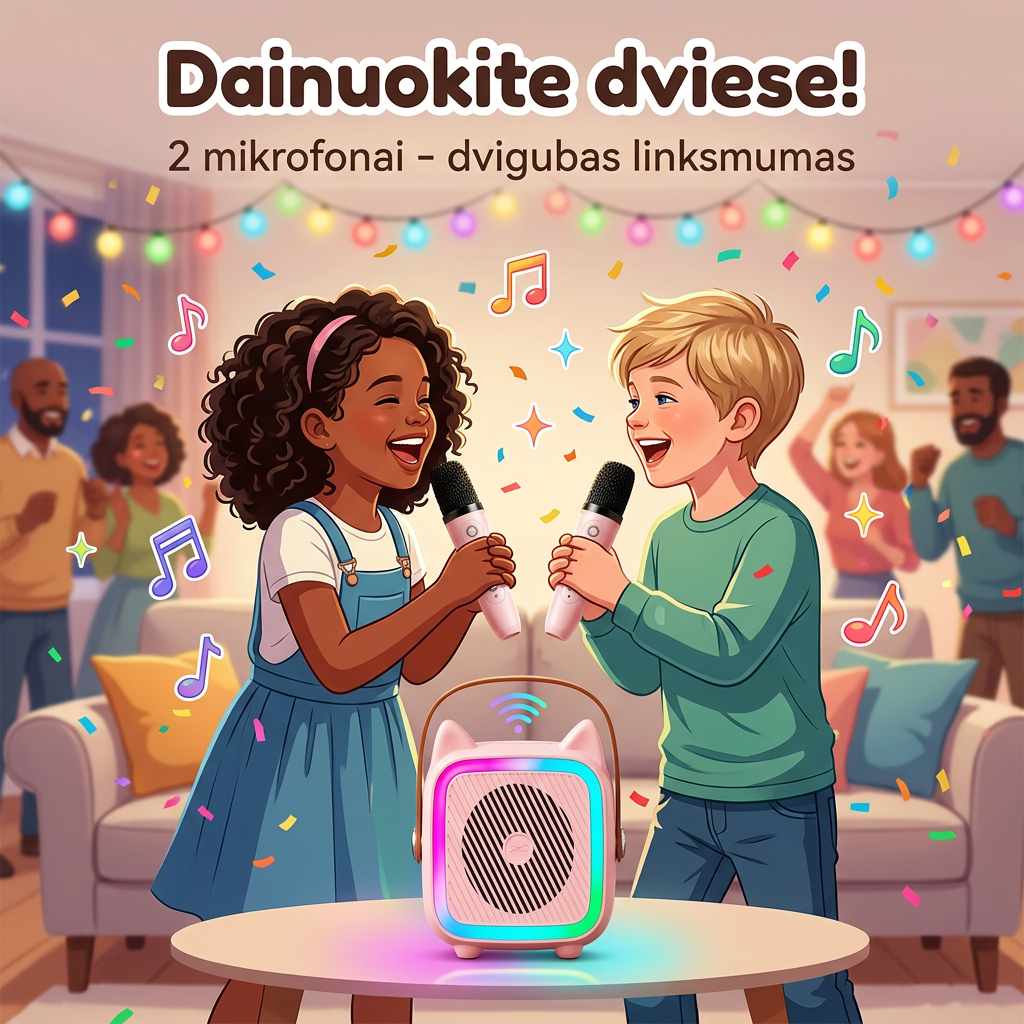 Smalsutis DuetMic – dainuokite dviese