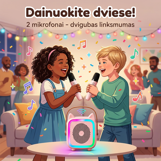 Smalsutis DuetMic – dainuokite dviese
